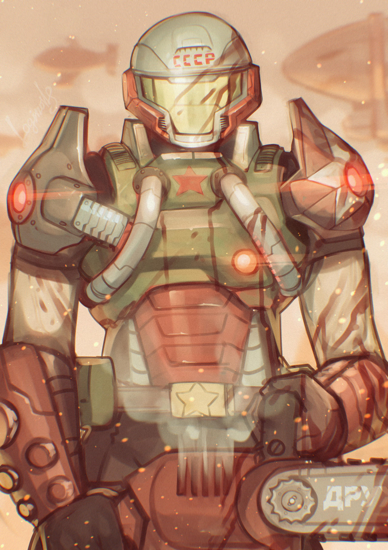 Doomguy (Red Alert skin) by LoginovLS on DeviantArt