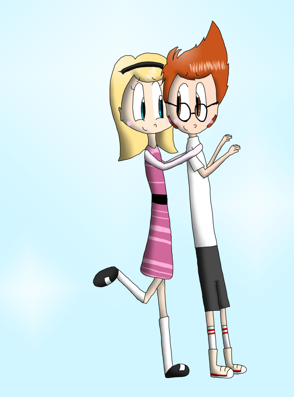 Sherman x Penny by Serpanade-Toons on DeviantArt