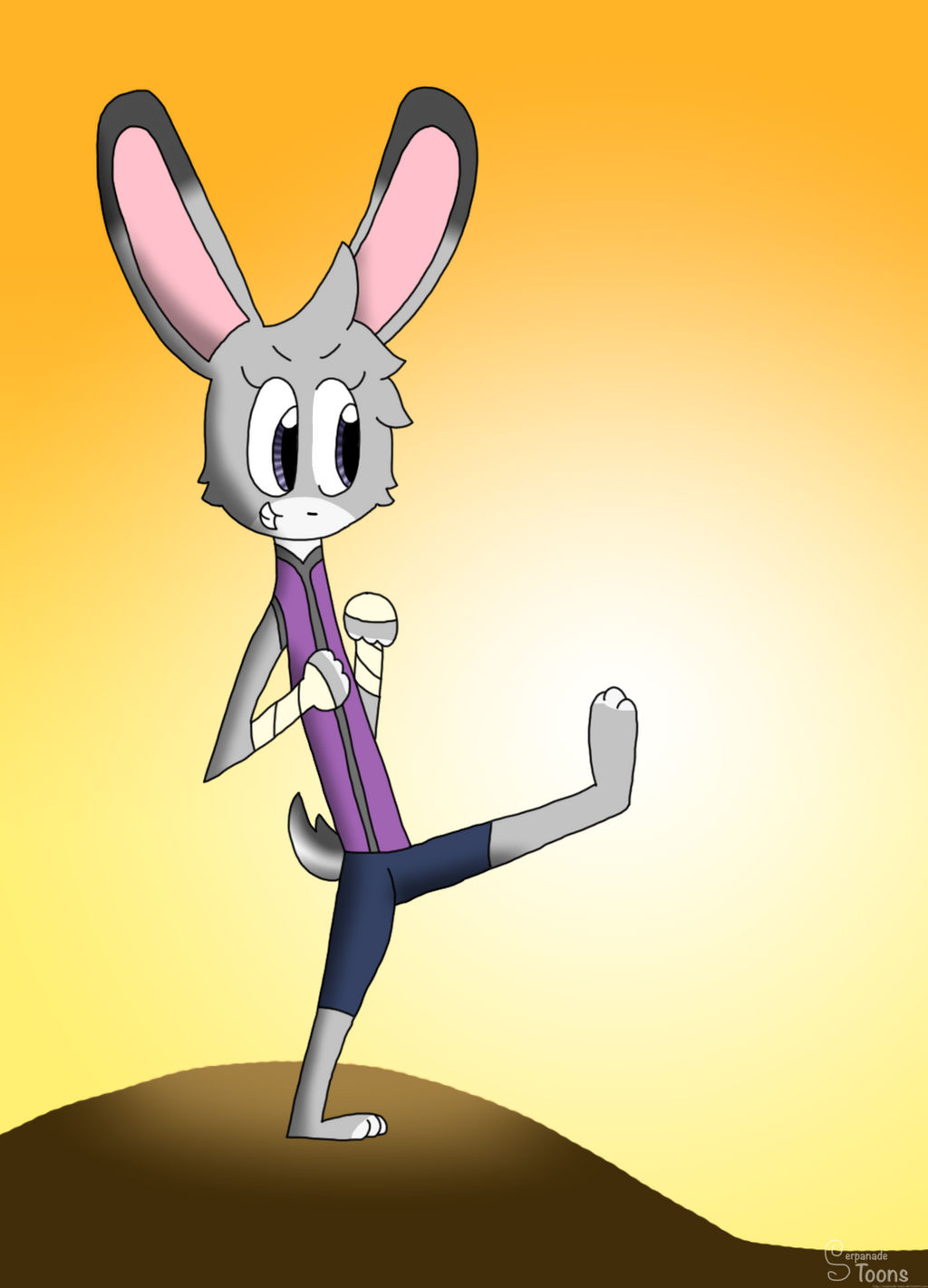 Kung Fu Bunny by Serpanade-Toons on DeviantArt