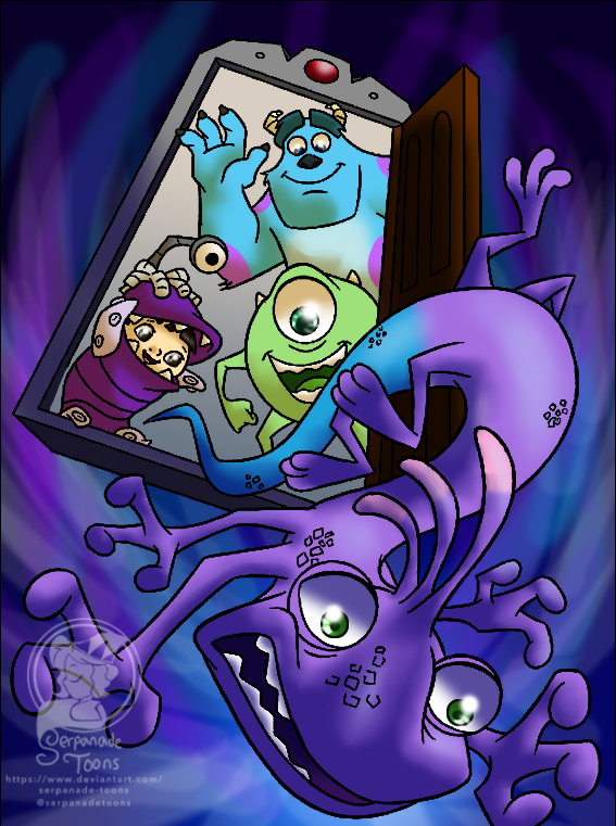 Monsters, Inc. Coloring Book Challenge (CE) by Serpanade-Toons on ...