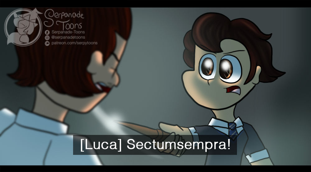 FS: Bathroom Fight (COMM) by Serpanade-Toons on DeviantArt