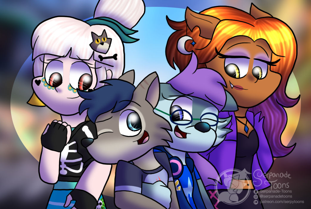 Wolfy Cod Wolfy Siblings (AT) by Serpanade-Toons on DeviantArt