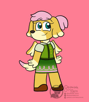 Isabelle x Fluttershy Kid (CUST)