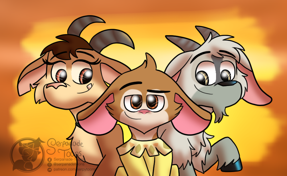 Deviantart Grumpy Goat The Actual Goats (AT) by Serpanade-Toons on DeviantArt