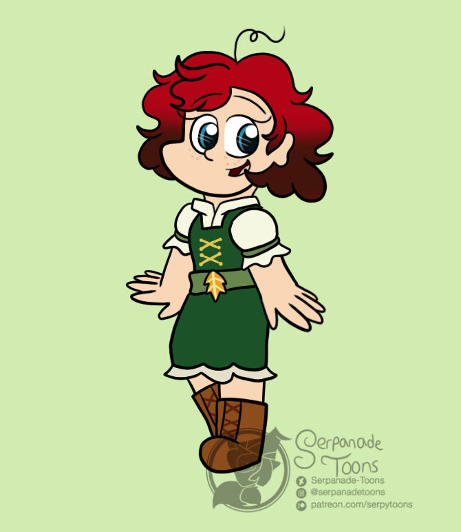 Fiona Redesign (CE) by Serpanade-Toons on DeviantArt
