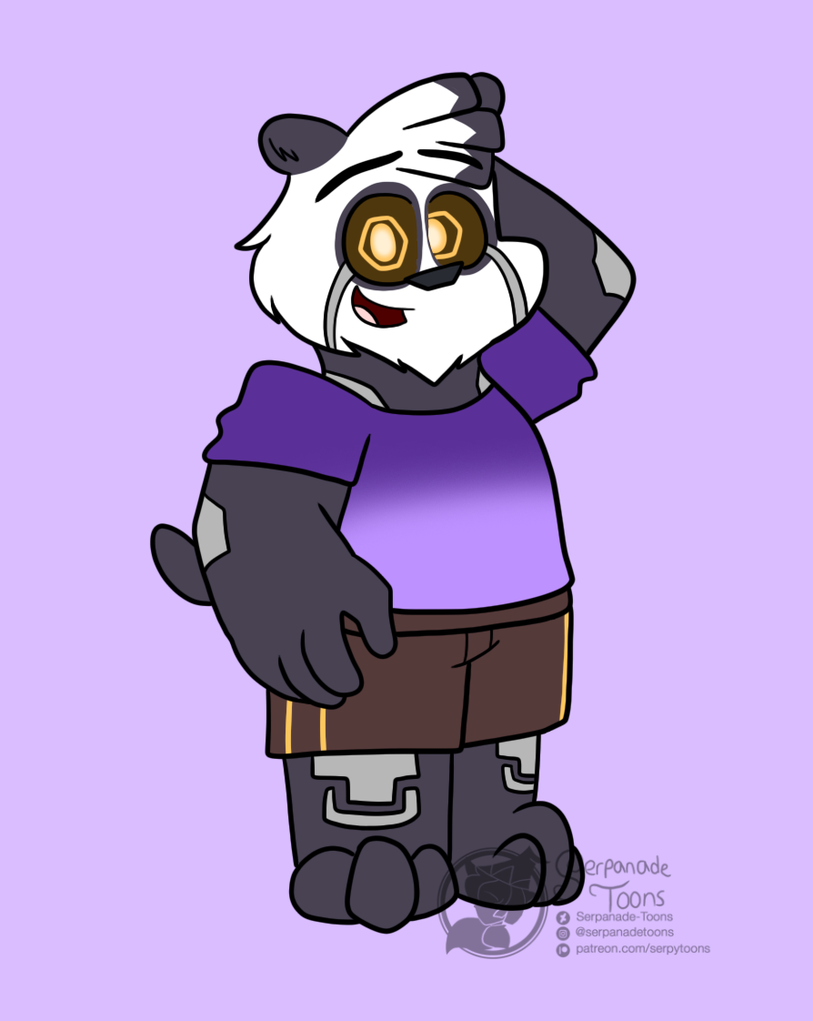 Texaspanda Deviantart Panda D-16 by Serpanade-Toons on DeviantArt
