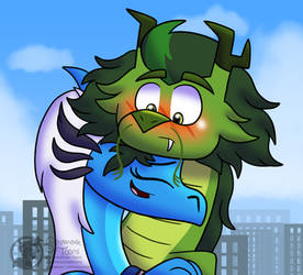 Mistral and the Fluffy Green Dragon