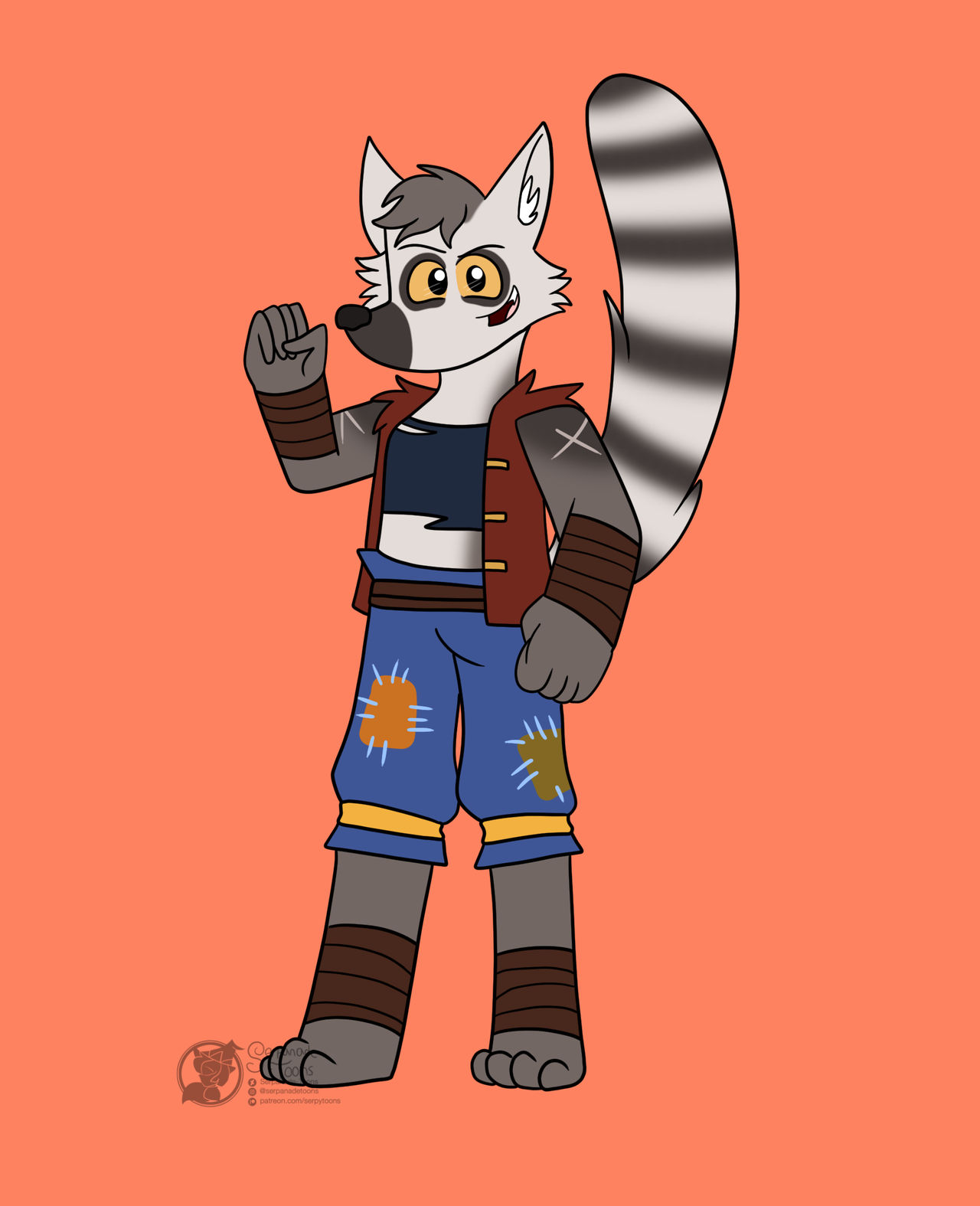 Deviantart Ringtail Steff Ringtail by Serpanade-Toons on DeviantArt