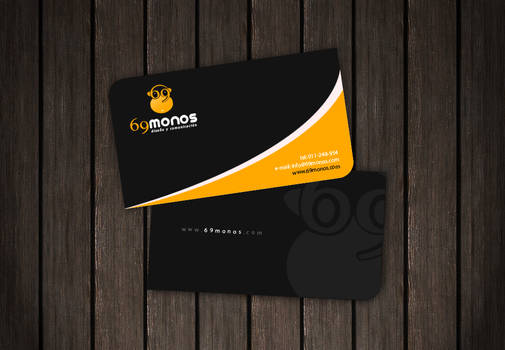69 Monos Business Card