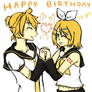Happy Birthday Rin and Len~! :D
