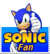 Sonic The Hedgehog Fan Stamp by shadowslasher11X