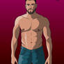 Shirtless Man In Jeans