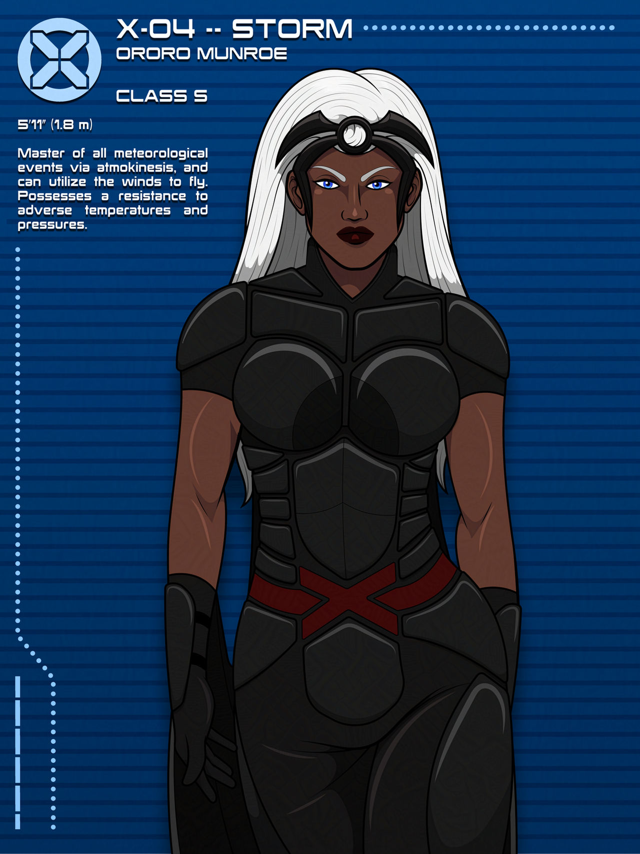 X-04 -- Storm (X-Men) by jasonlauchlan on DeviantArt