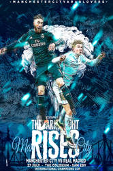 Manchester City Vs Real Madrid Poster