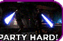 Star Wars Party Hard Stamp