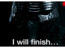 Kylo Ren 'I Will Finish What You Started' Stamp