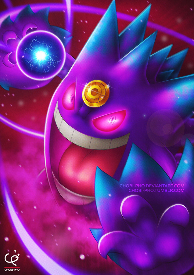 Mega-Gengar by Zyonetsu on DeviantArt