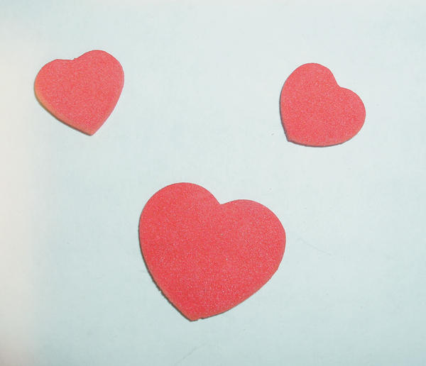 Felt Hearts