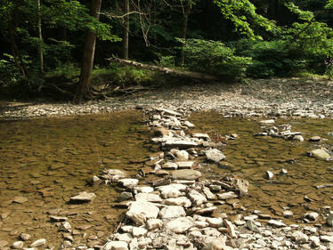 River Rock Path