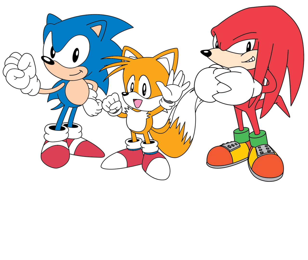 Classic Sonic Knuckles Tails by TryfonasGogos on DeviantArt