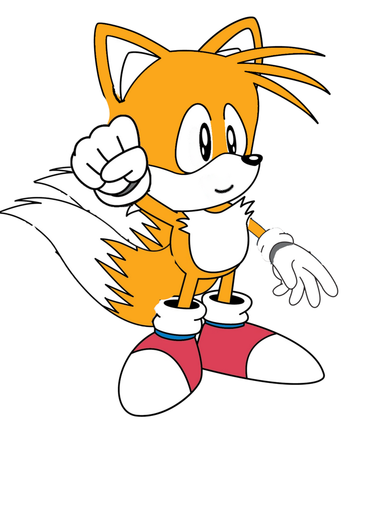 Tails Da Classic Tails New Modern Pose 2D.png by TryfonasGogos on DeviantArt