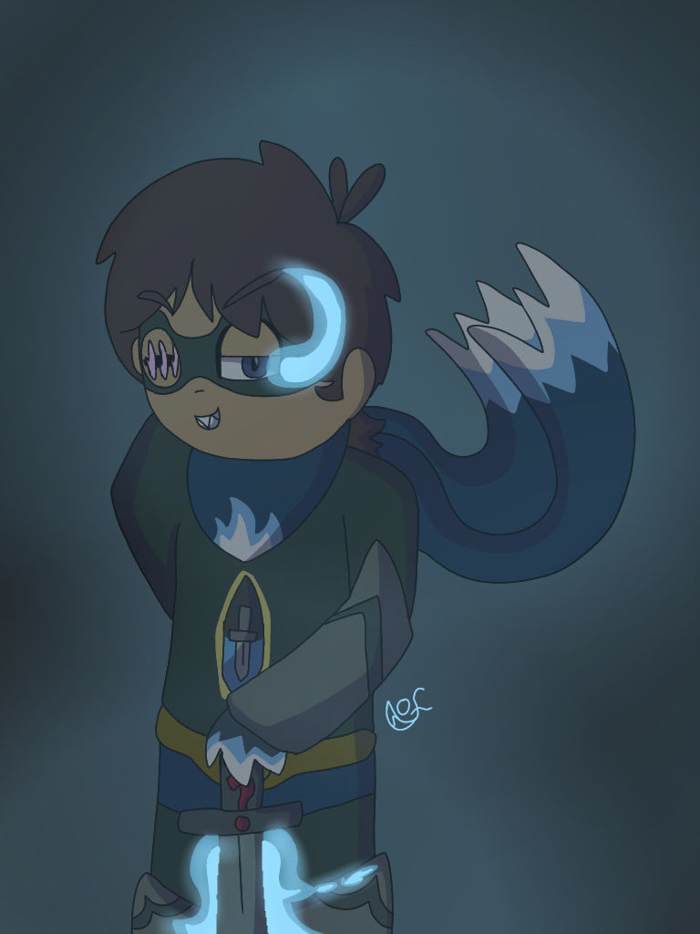 Azure flame (my version) by OrangeFlames44 on DeviantArt