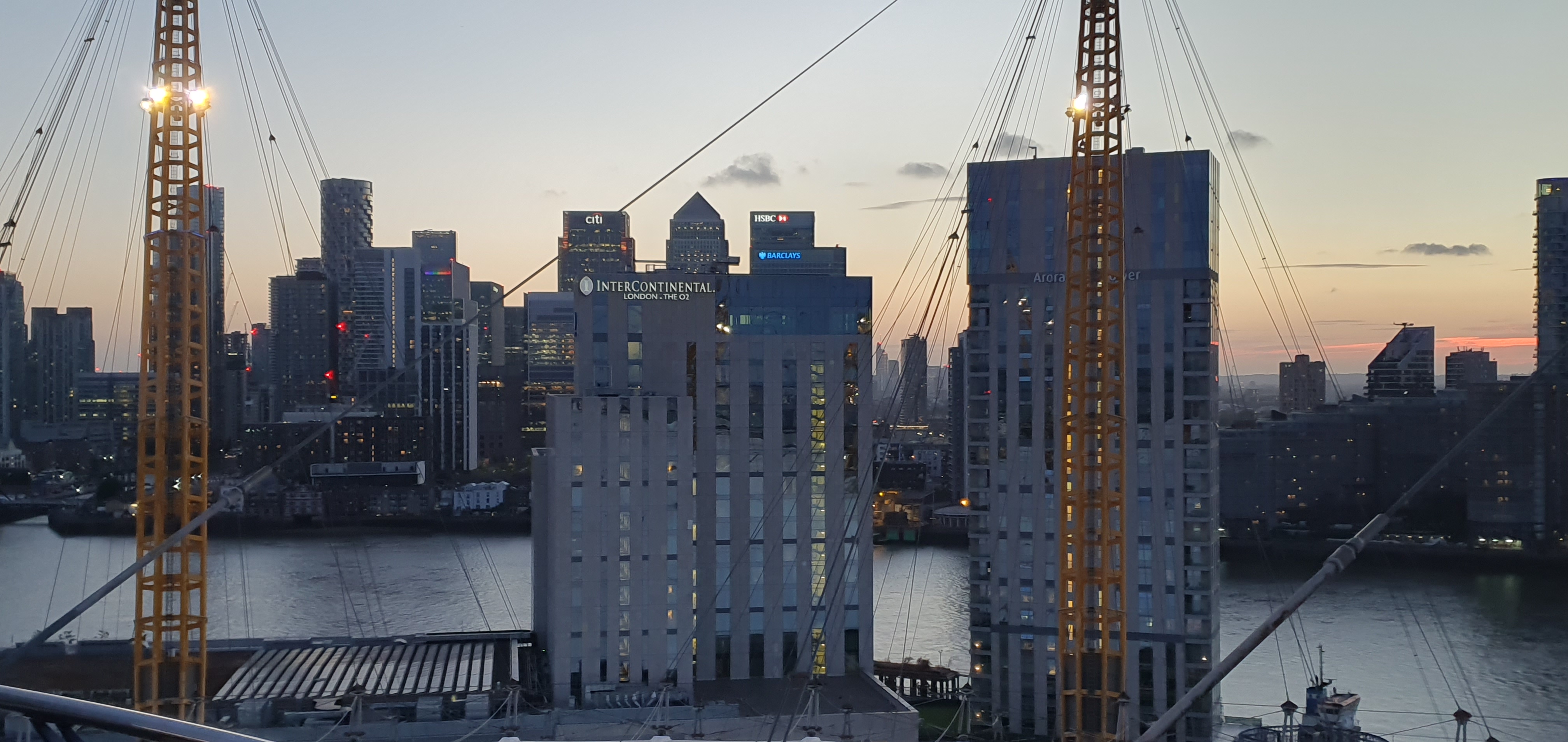 O2 Arena sunset view 5 by Thenewmikefan21 on DeviantArt