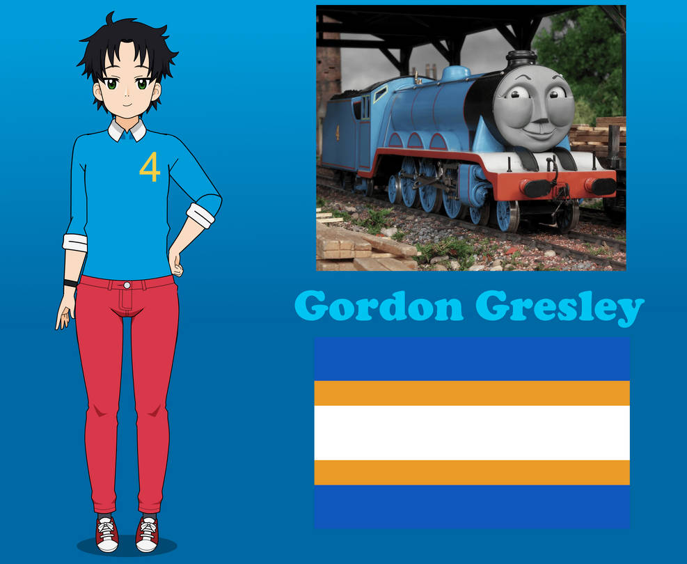 Humanized Gordon by Thenewmikefan21 on DeviantArt
