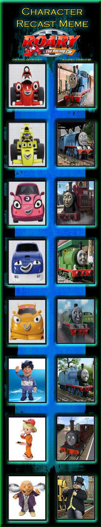 Thomas Roary The Racing Car Recast by Thenewmikefan21 on DeviantArt