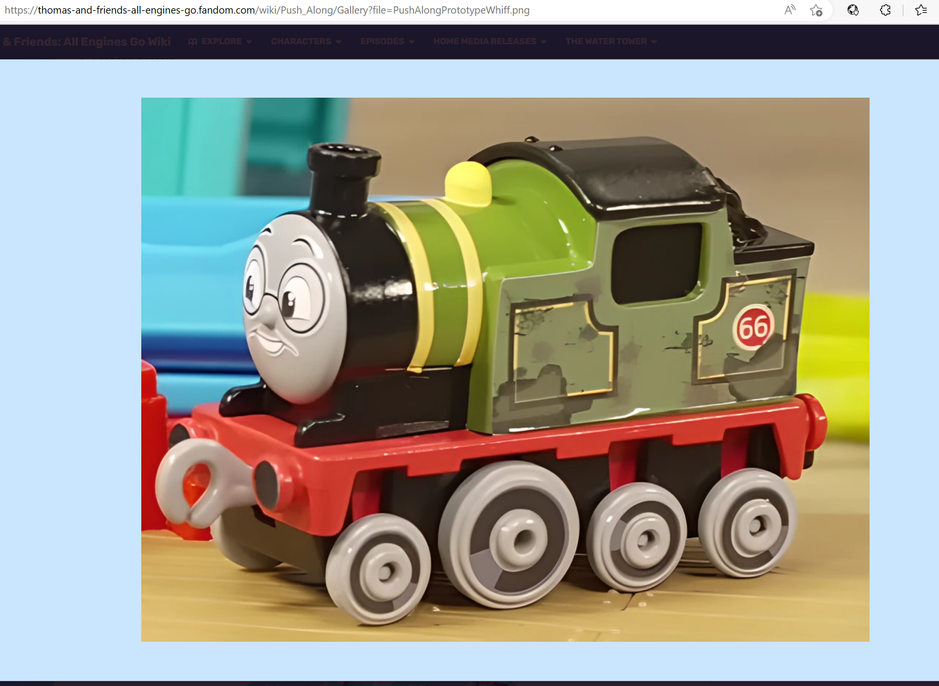 Toby (AEG), Thomas the Tank Engine Wikia