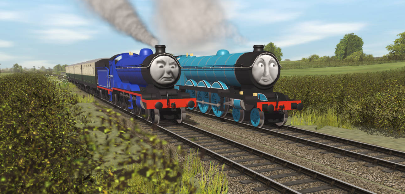 Rob and Gregory racing by Thenewmikefan21 on DeviantArt