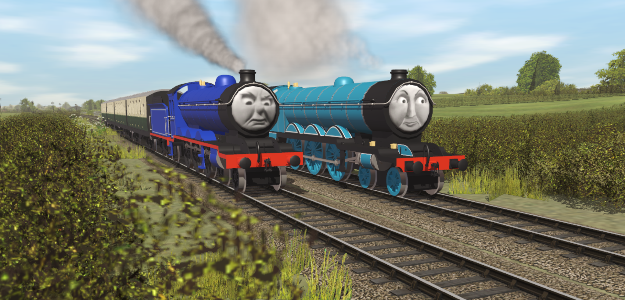 Rob And Gregory Racing By Thenewmikefan21 On DeviantArt rob-and-gregory-racing-by-thenewmikefan21-on-deviantart