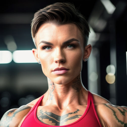 Ruby Rose bodybuilder by BrujaTG on DeviantArt