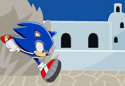 Sonic - Correndo por Windmill Isle by SamRedLing on DeviantArt