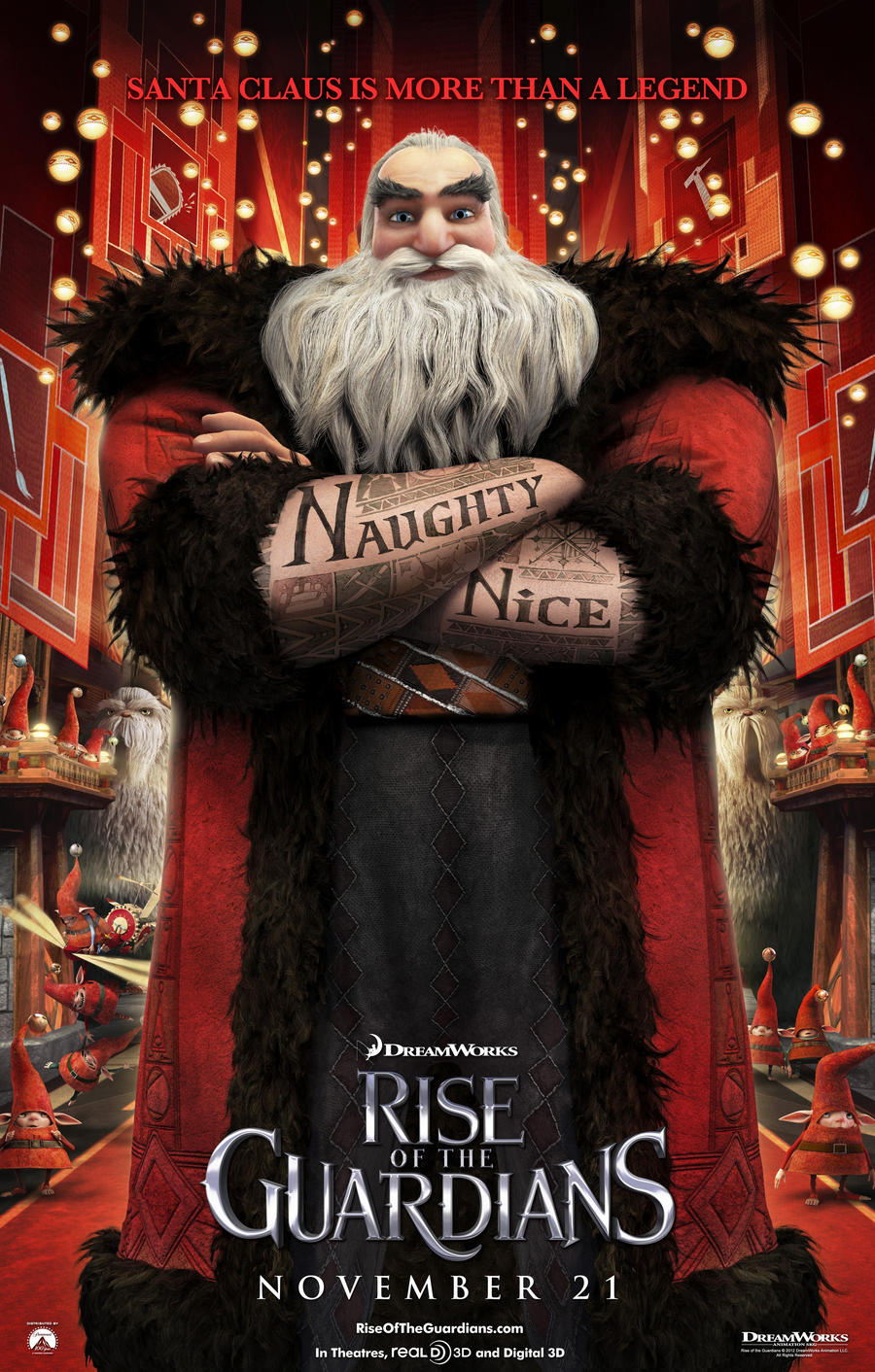 North. - Rise of the Guardians.