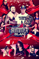 Wwe Summerslam 2014 custom poster