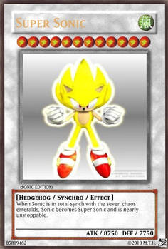 Super Sonic Yu-Gi-Oh card