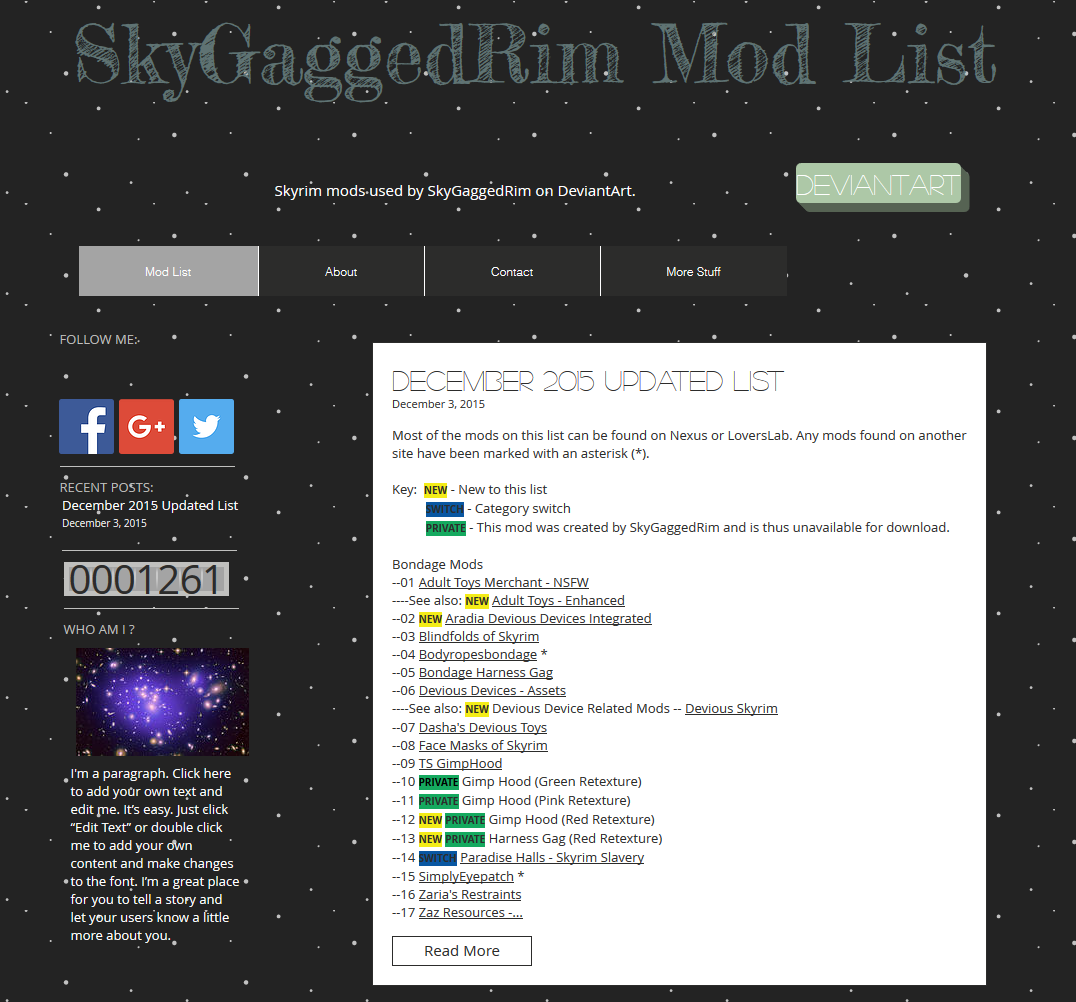 Modlist Website