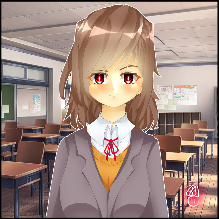 Chara With DDLC Uniform Bebelzita By Bebelzita On DeviantArt chara-with-ddlc-uniform-bebelzita-by-bebelzita-on-deviantart