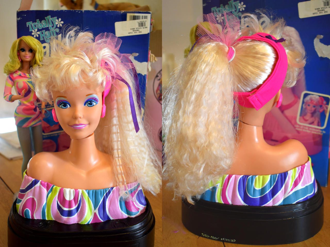 custom Totally Hair Barbie Styling Head by CATtheMinion on DeviantArt