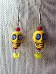 Sugar skull earrings