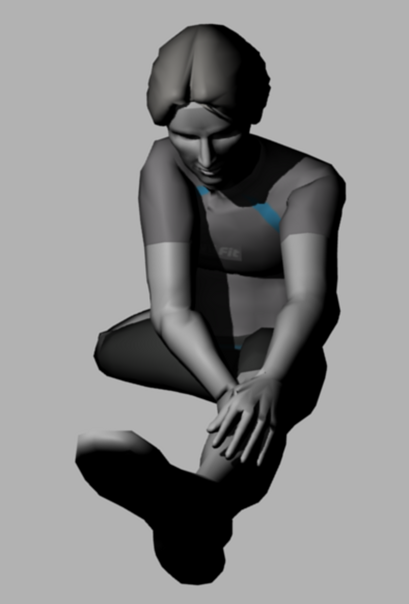 Male Wii Fit Trainer (Stretch)