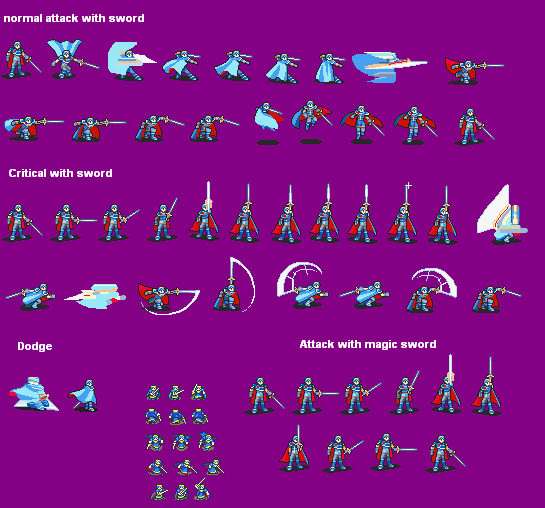 Marth sprites by BrandenTE on DeviantArt