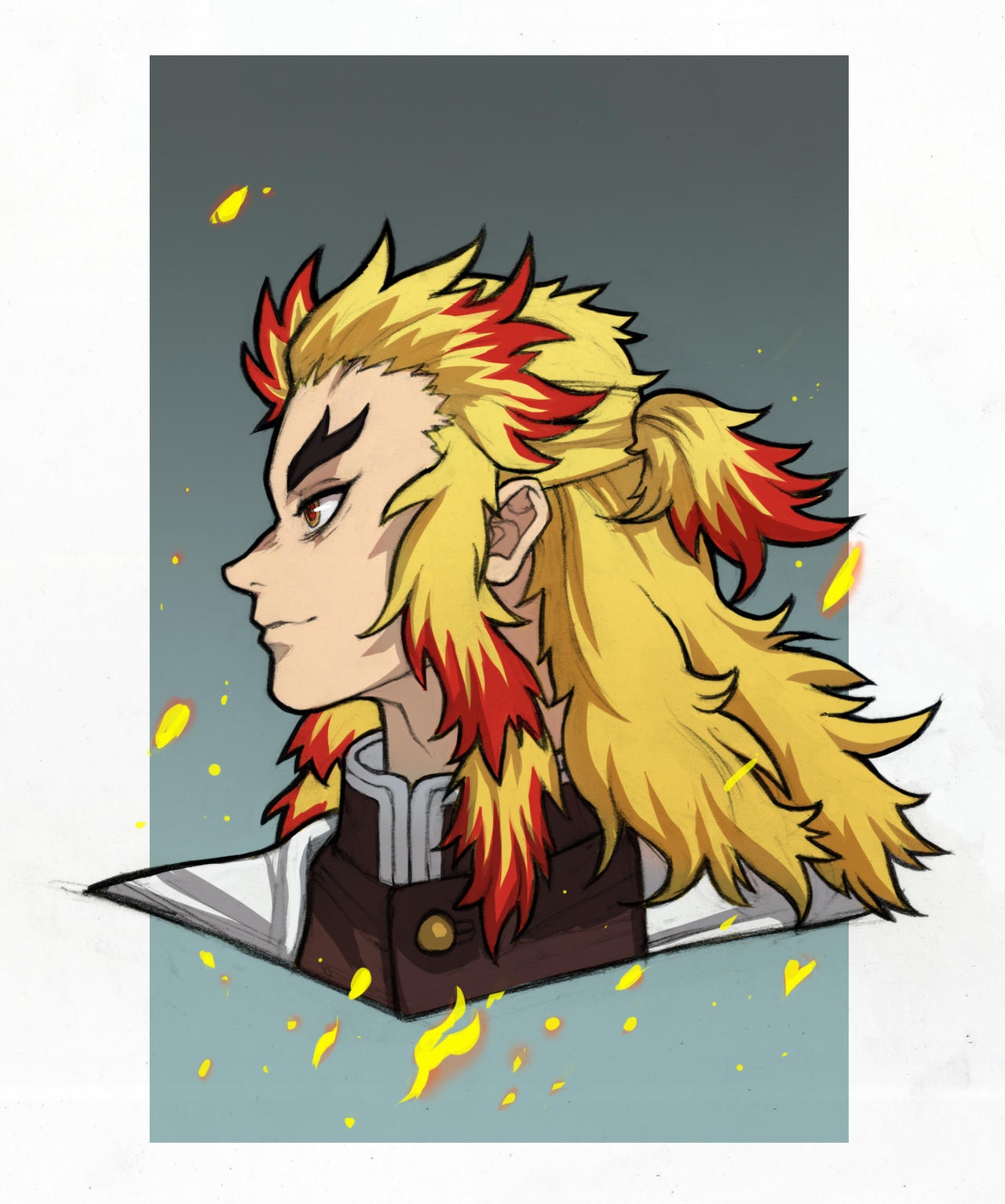 Rengoku portrait by taniqetil0149 on DeviantArt