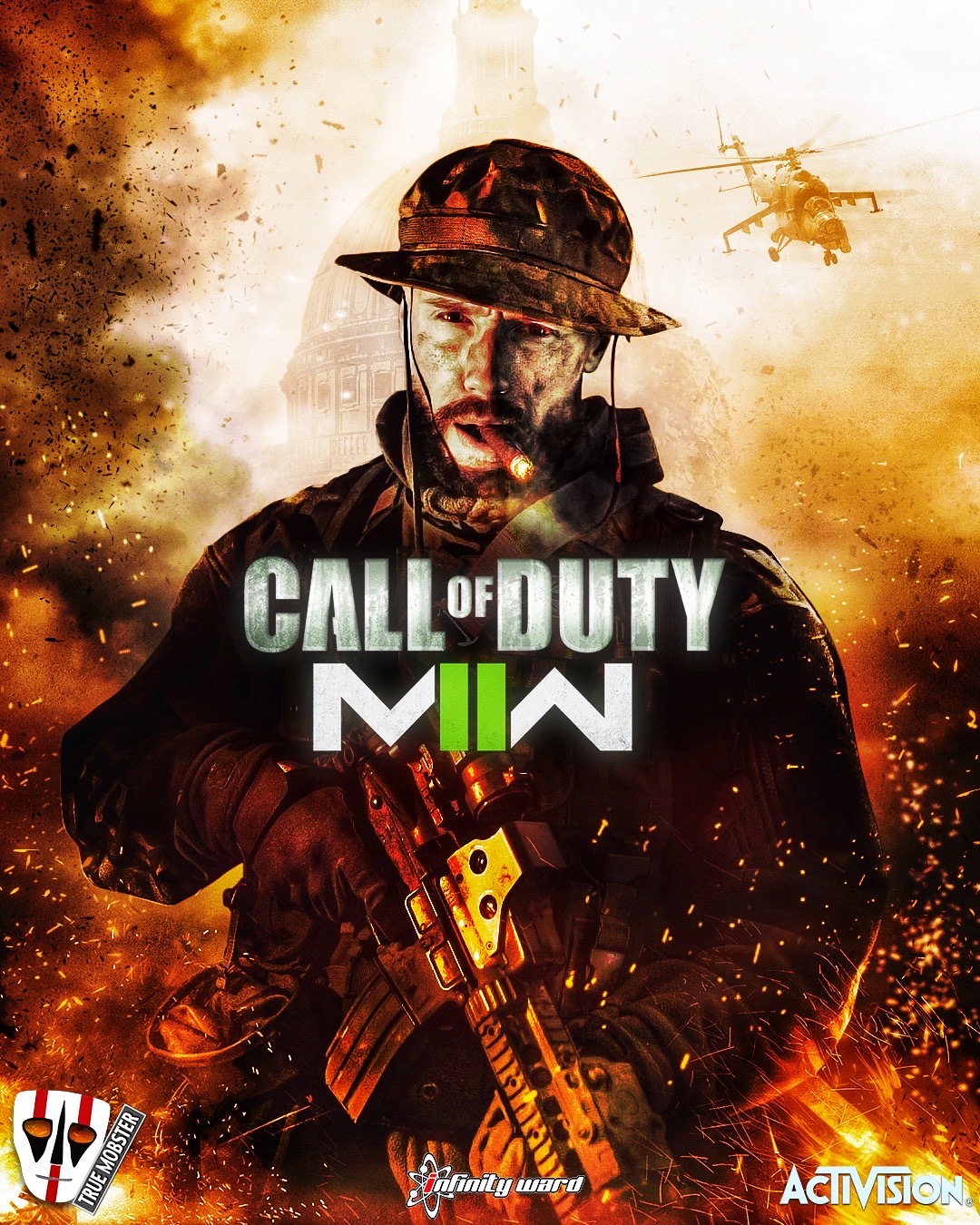 Call of Duty Modern Warfare 2 2022 Promo Poster Ghost (B) *CoD MW2* *MIIW* * MW2*