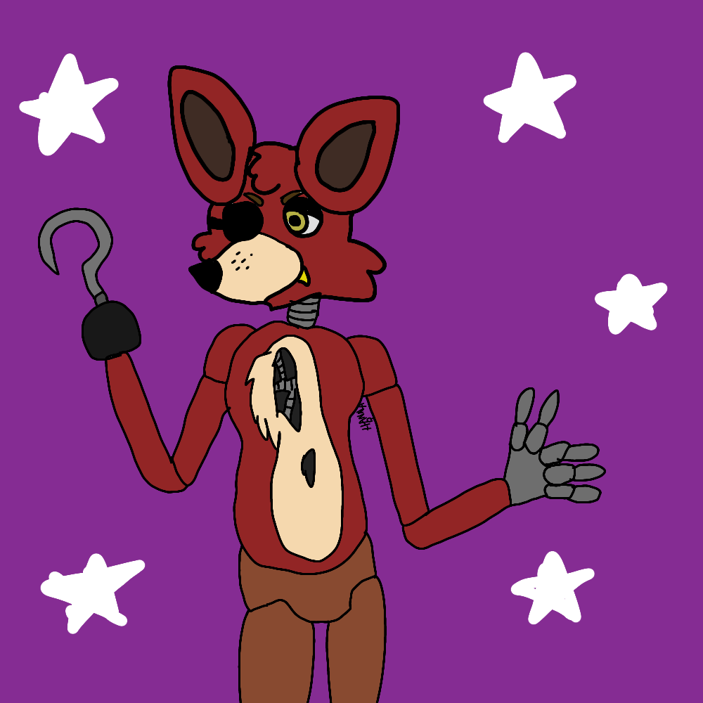 FNAF - Withered Foxy by BootsDotEXE on DeviantArt