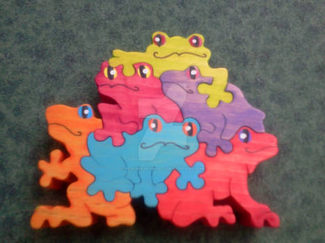 Frog Pile Puzzle