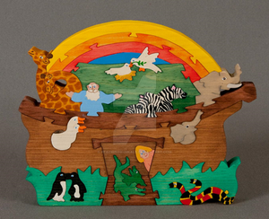 Noah's Ark Art Puzzle