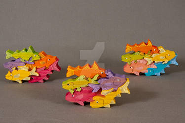 Fish Pile Art Puzzles