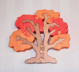 Fall Tree Design - Puzzle